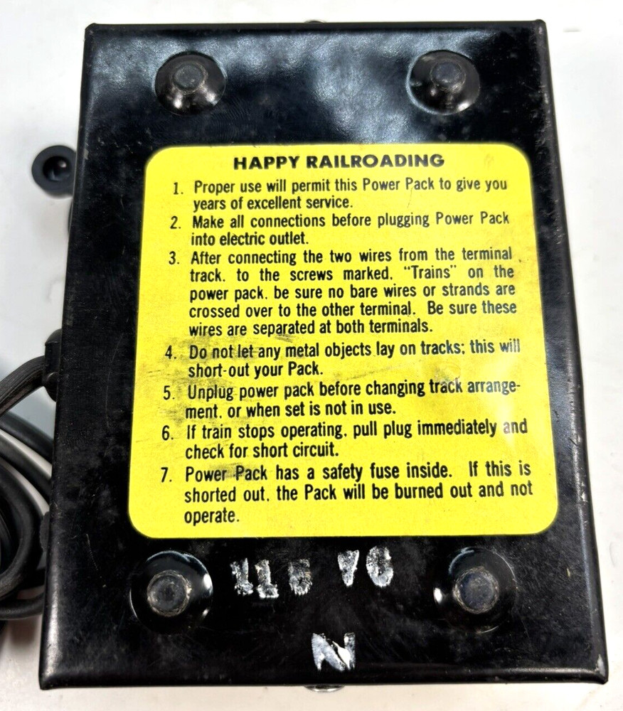 AHM Model 70269 HO Power Pack Train Transformer