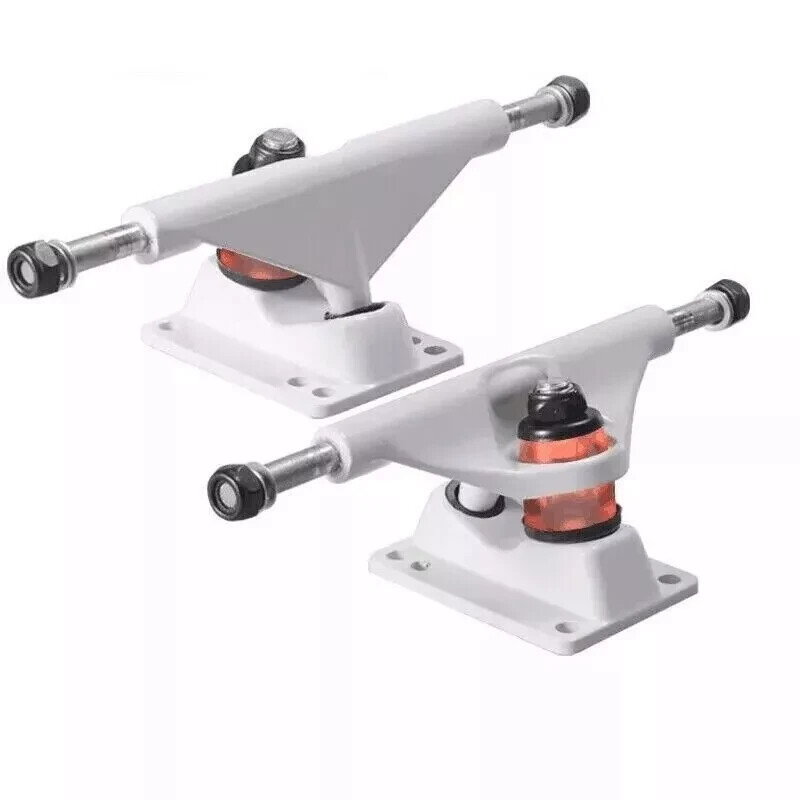 Skateboard Trucks White Set of 2
