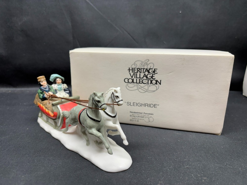 Department 56 "SLEIGHRIDE" #6511-0 ~ With Original Box
