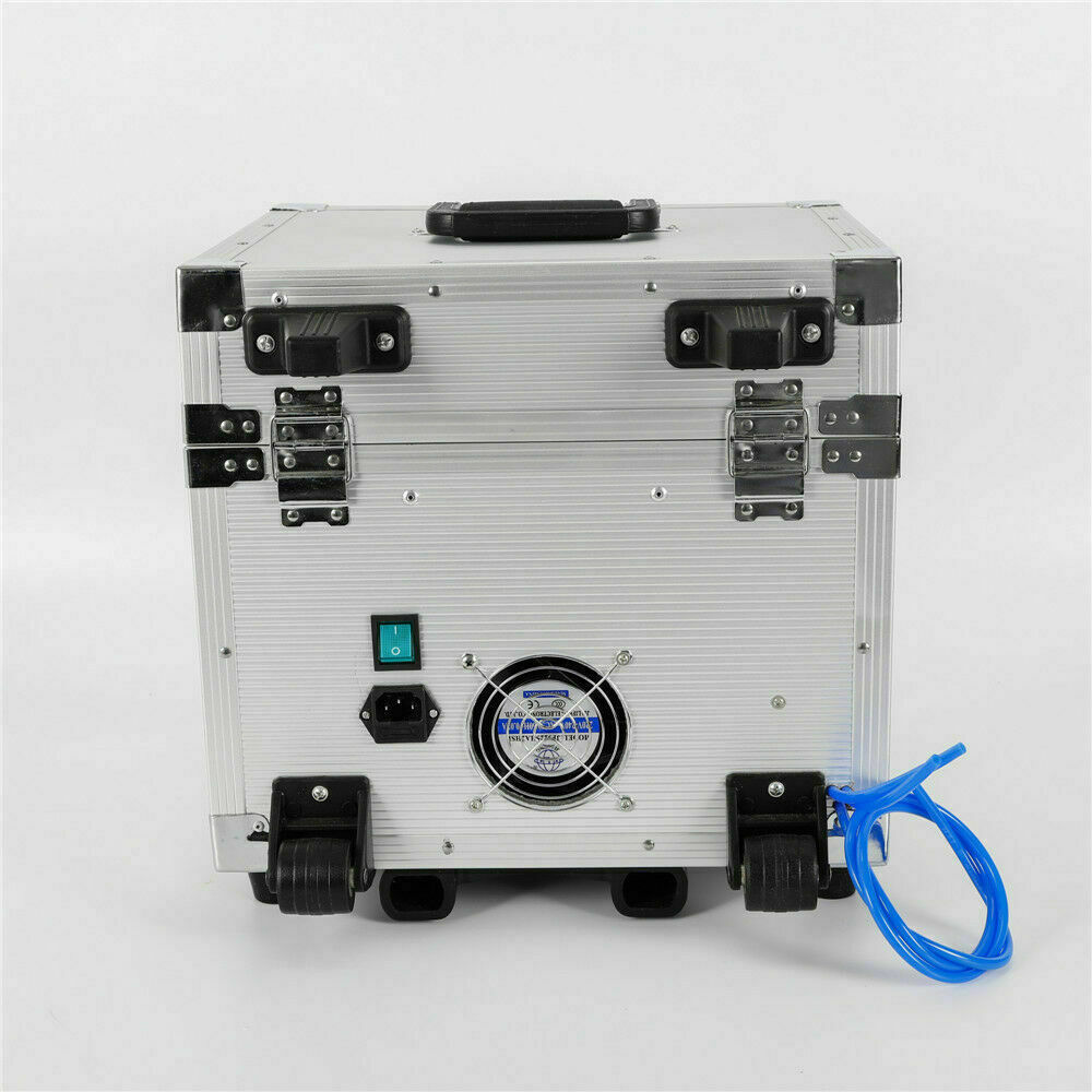 Portable Dental Mobile Delivery Unit Rolling Case Air Compressor Suction 4 HOLES
