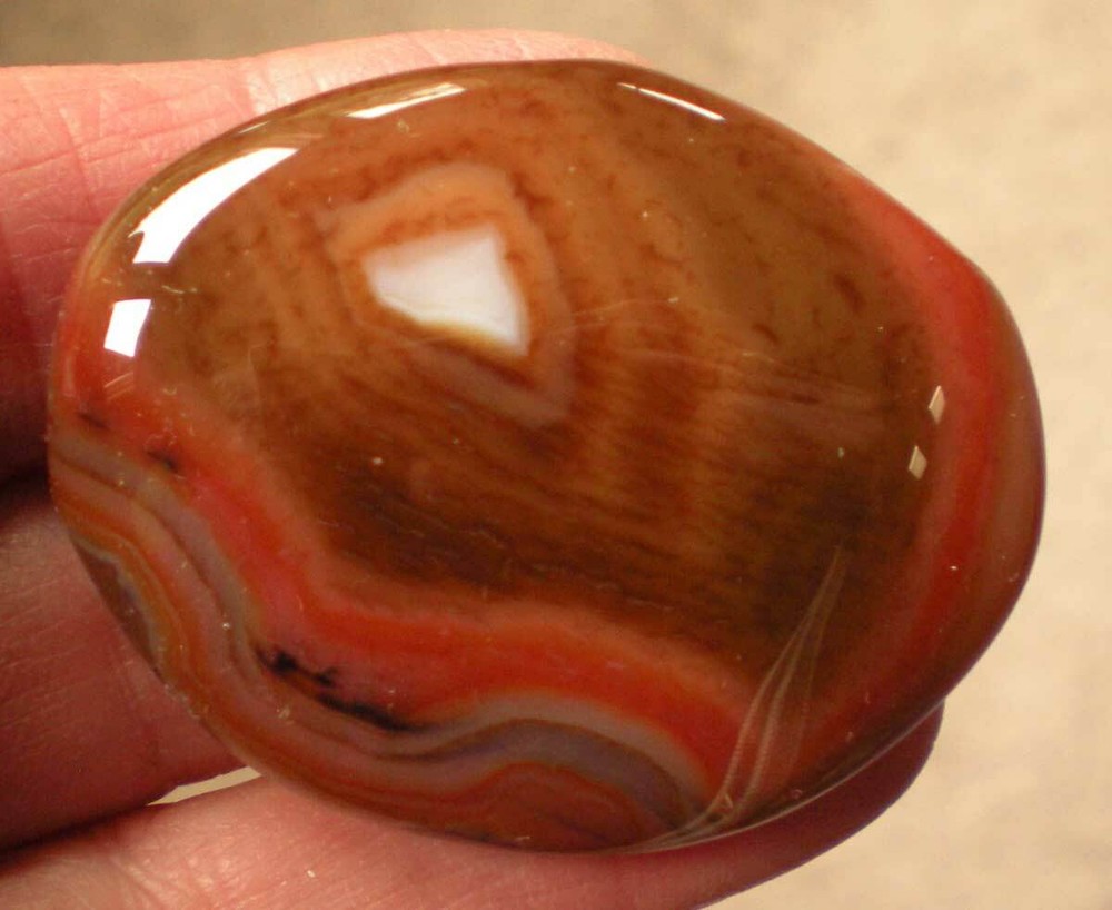 Carnelian Agate Palmstone sc707bb