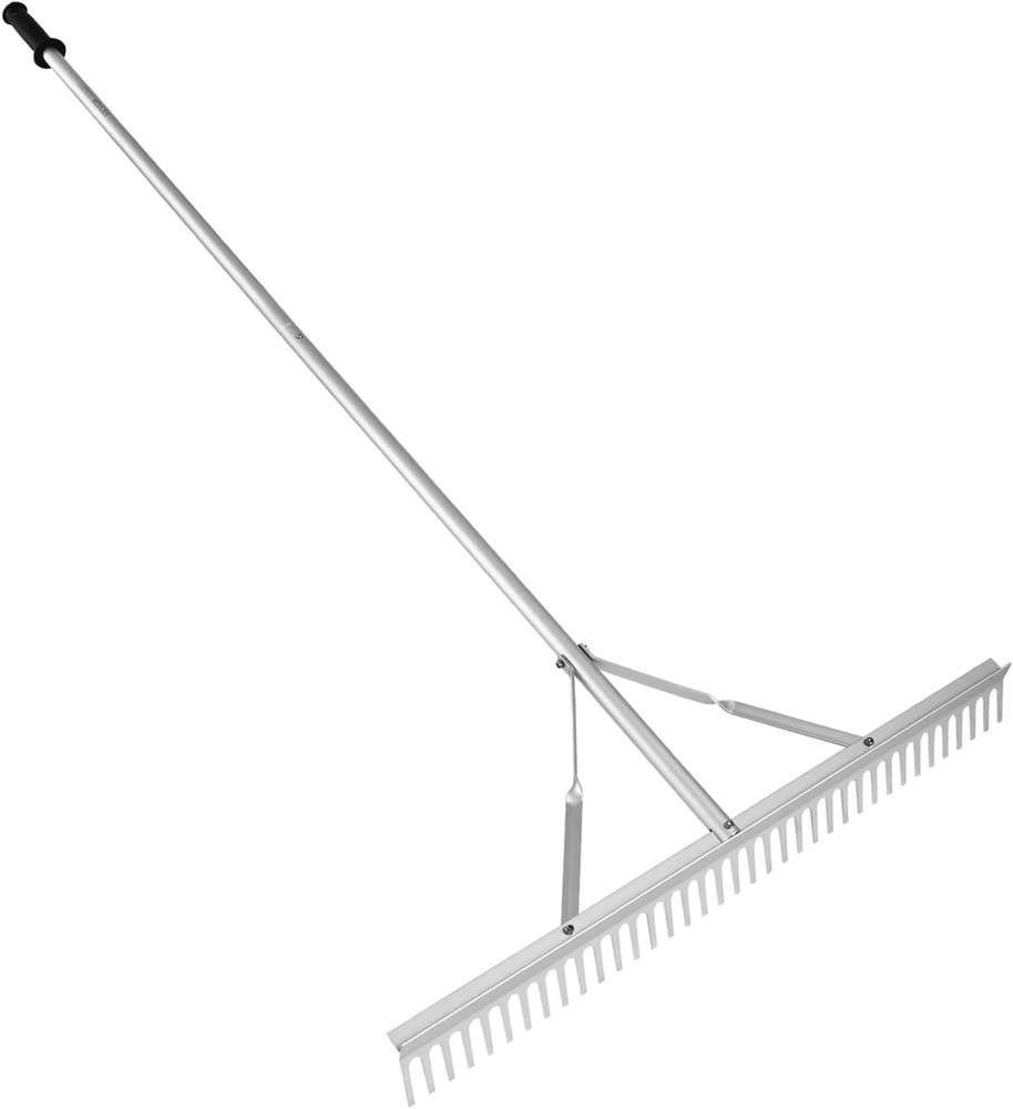 Versatile 36" Lake Weed Rake with Long 75" Handle - Lightweight & Efficient Tool