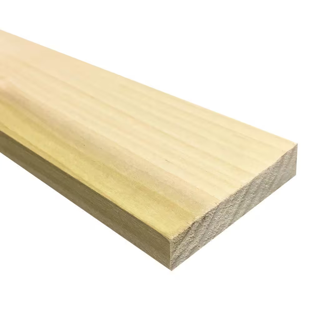 1/2 In. X 3 In. X 4 Ft. S4S Poplar Board