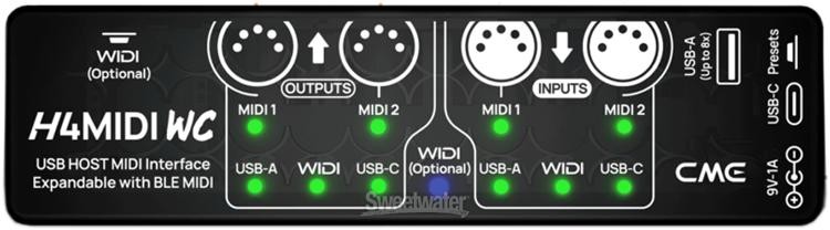 CME Pro H4MIDI WC Advanced MIDI Interface