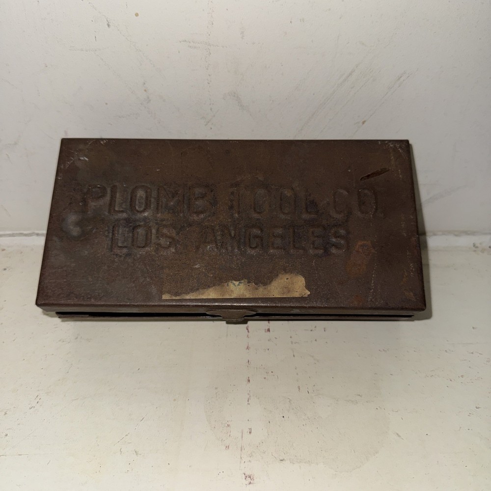 Plumb Tool Co Los Angeles Vintage Tool Box