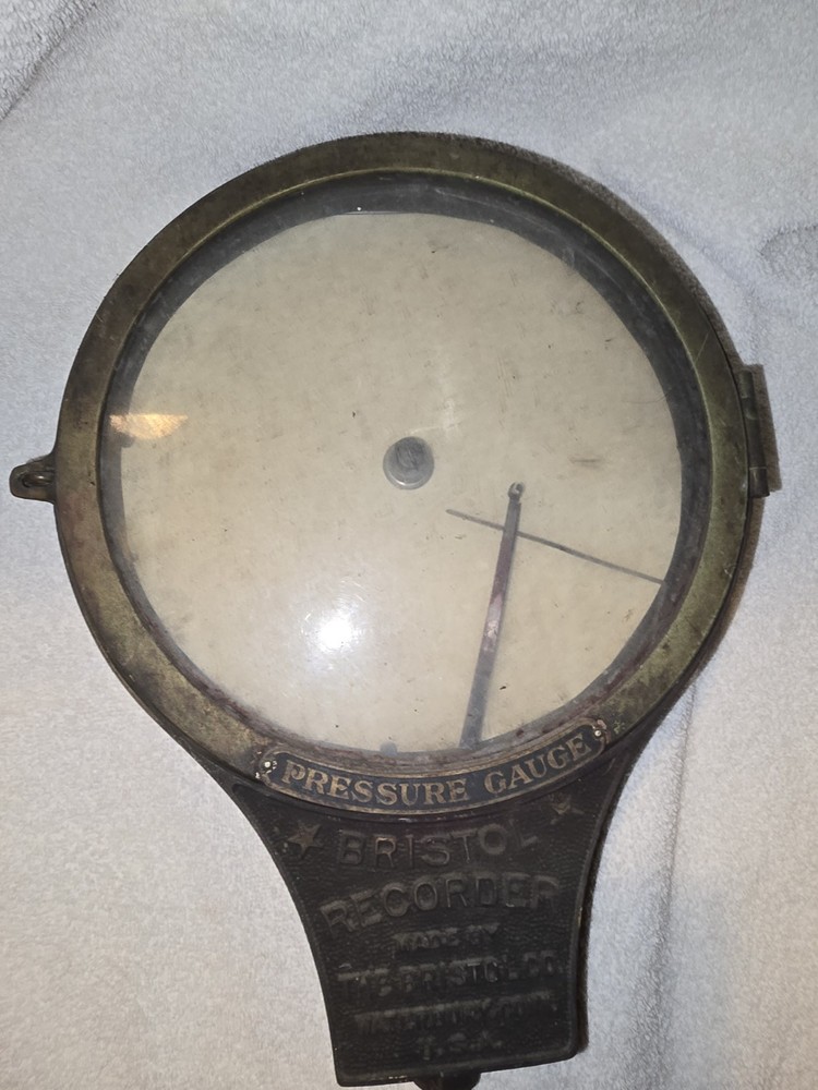 Bristol Recorder  pressure  gauge