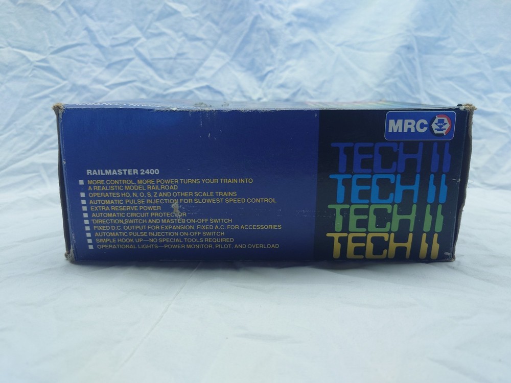 MRC Tech II Railmaster 2400 Throttle Controller Power Supply With Box And Manual