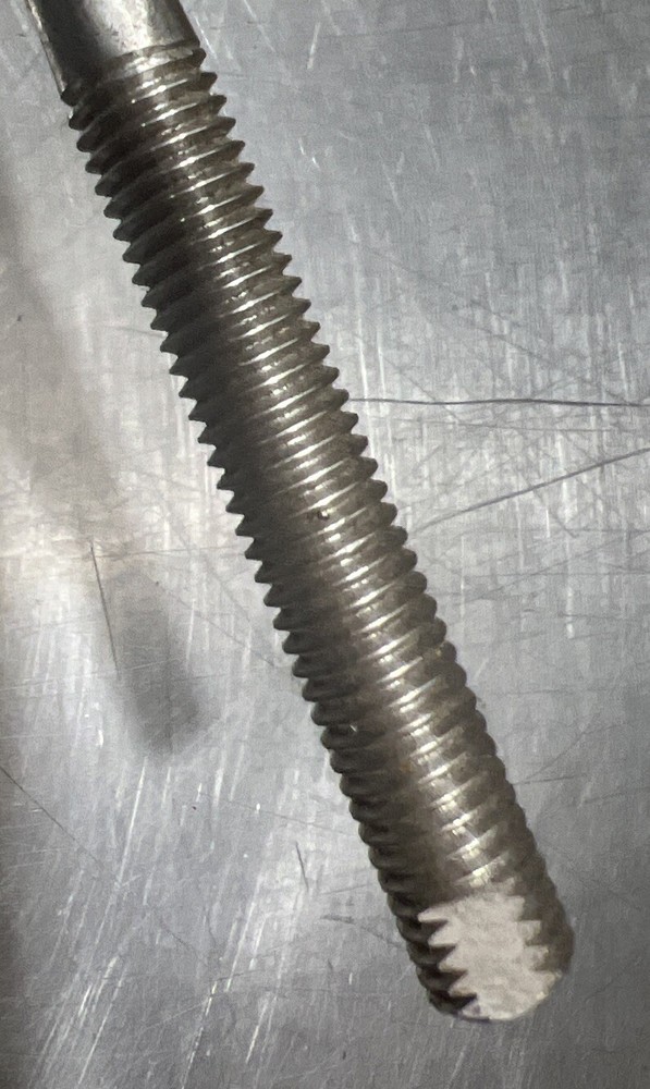 Braided Lifting Cable With Threaded Ends Nos Surplus No Box Bulk Surplus