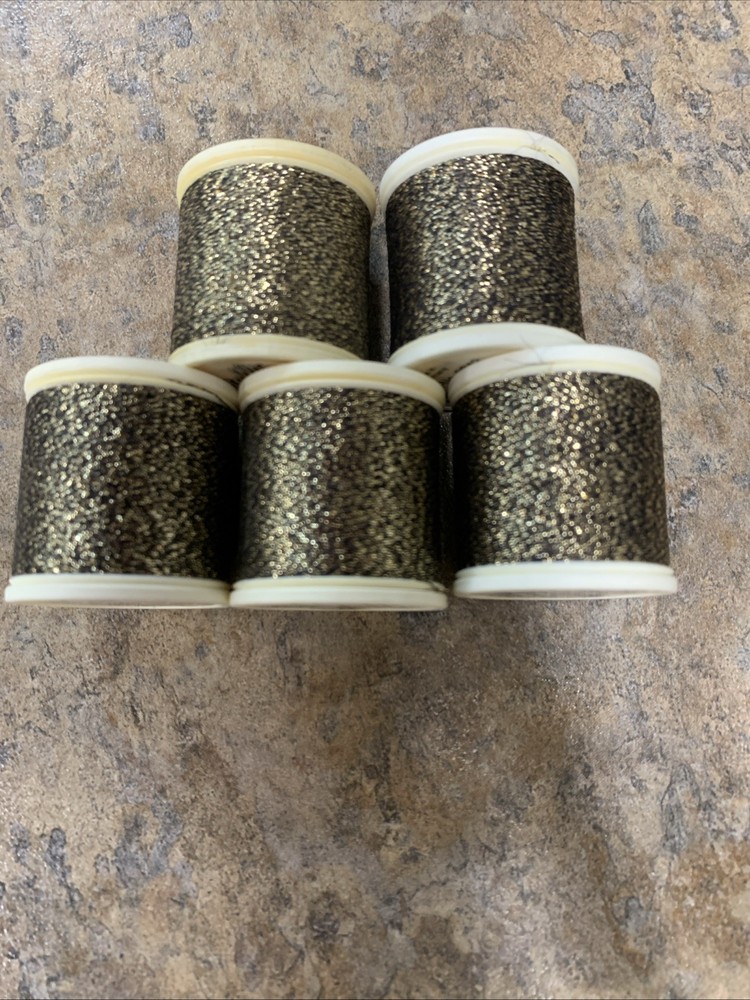 5 Spools MADEIRA Metallic Polyester Embroidery Thread 200M, #251