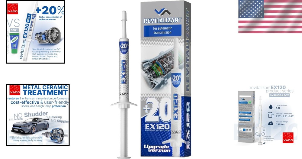 EX120 Automatic Transmission Fix & Protectant - Restore, Revive, and Secure Y...