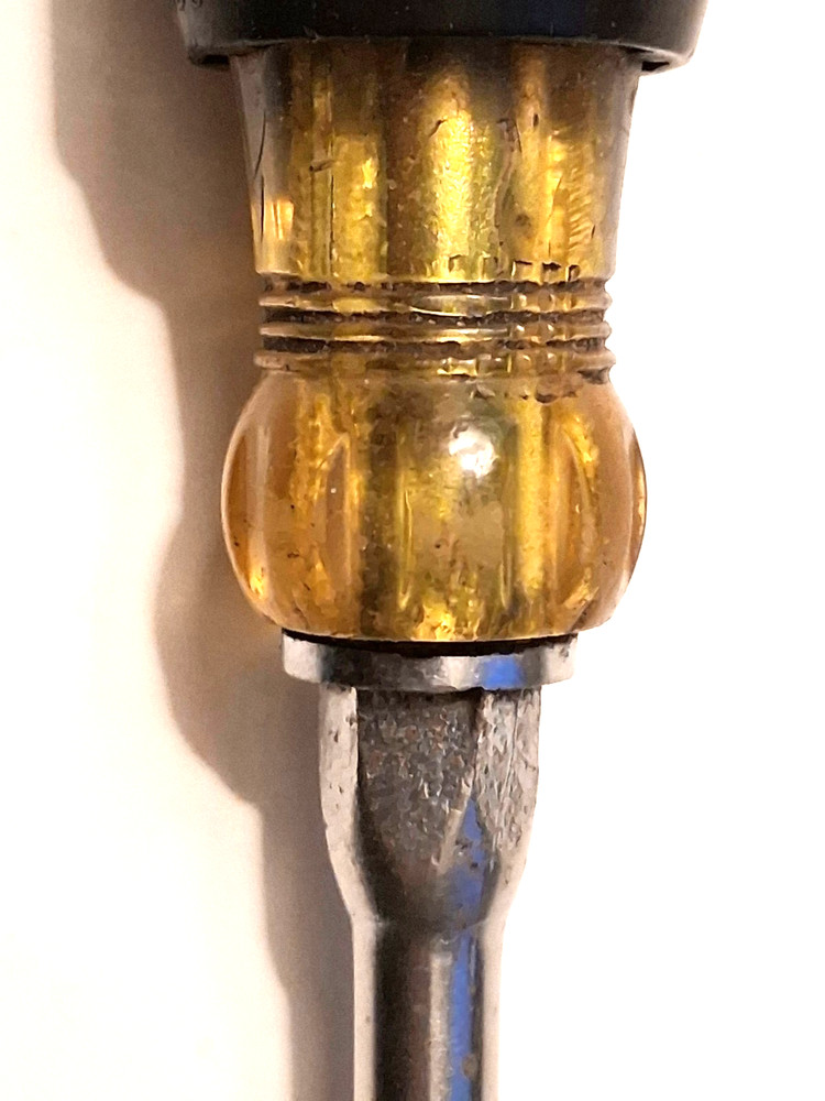 M KLEIN & SONS SCREWDRIVER 602 3/8 X 8" FLAT BLADE RUBBER/PLASTIC HANDLE