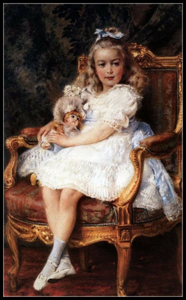 Chart Needlework Crafts DIY-Counted Cross Stitch Pattern -Maria Nikolaevna