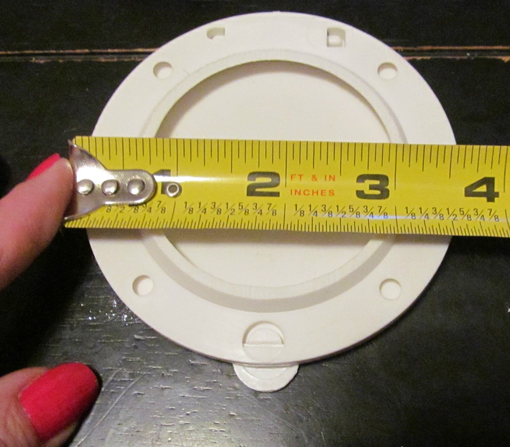 White Crank Hatch Door Access Cover Removable Lid For Pop-up Camper RV Jayco