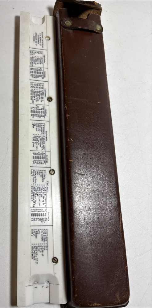 Vintage Charles Bruning Co. 2420 Slide Rule