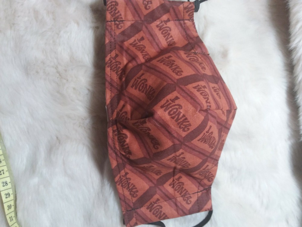 Chocolate Cotton face masks with nose wire Medium