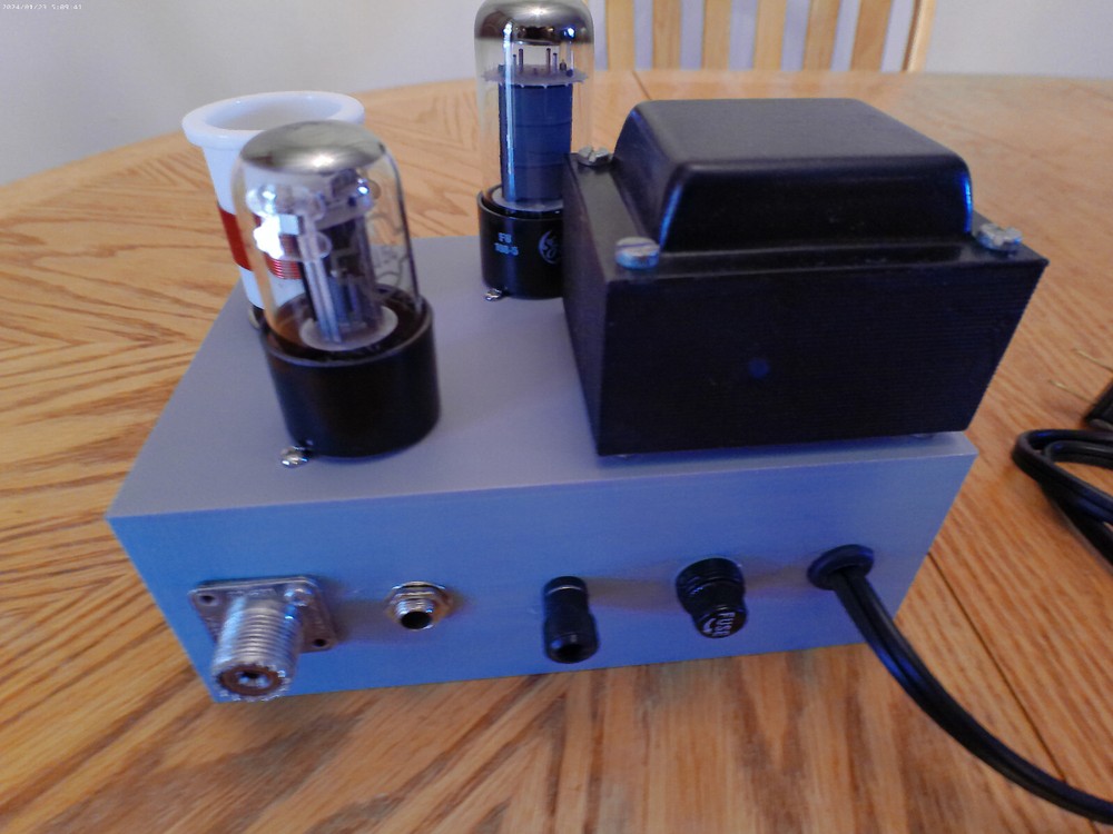 160/80/40 Meters 6V6 CW Transmitter