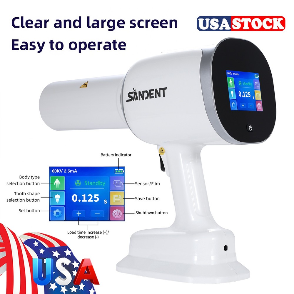Dental Portable Imaging System X Machine Unit Ray High Frequency With Shield