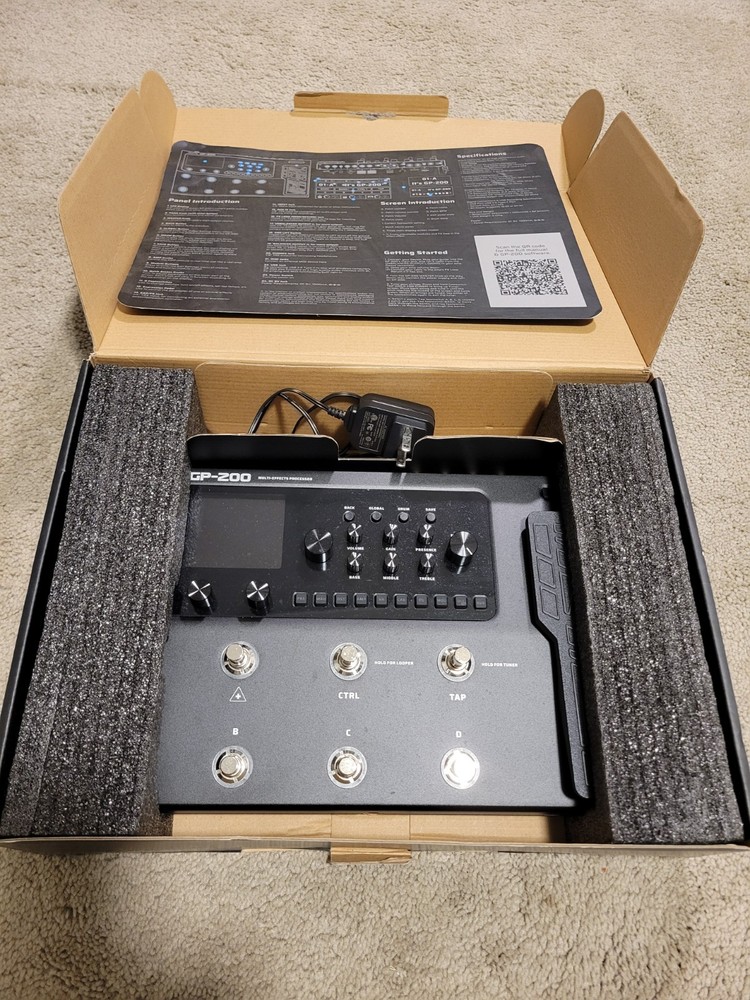 Valeton GP-200 Multi-Effects Processor Floorboard for Guitar