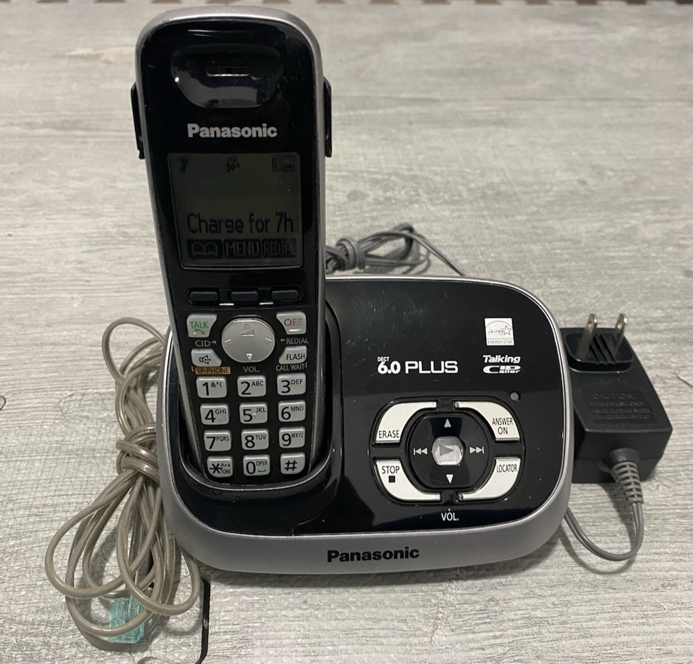 Panasonic KX-TG6531 DECT 6.0 PLUS Cordless Phone & System Base