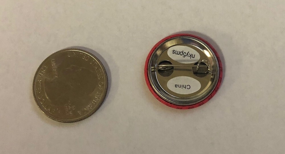 Merry Christmas America Button Pin