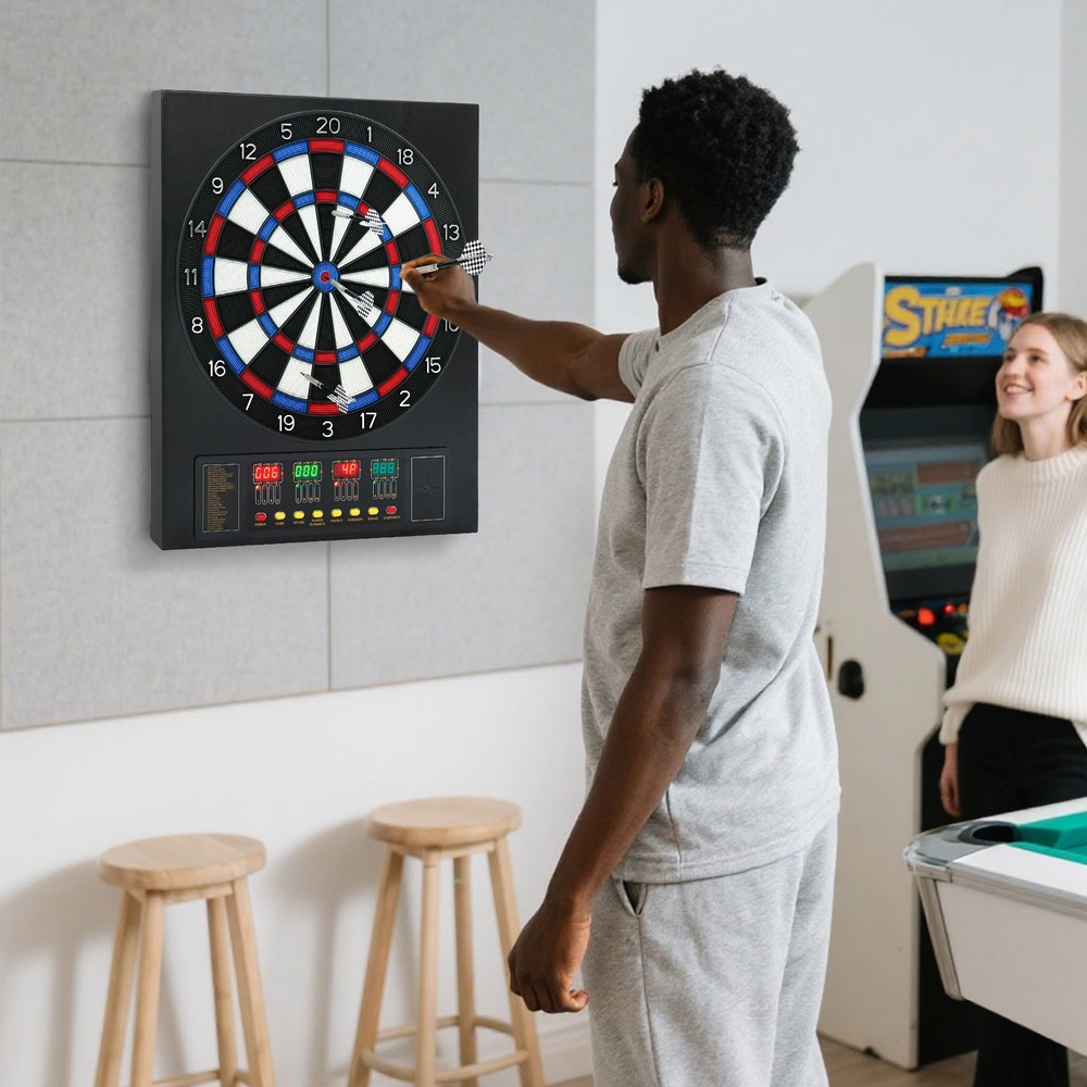 Electronic Dartboard Box-type Electric Dart Board Scoring Dart-board Automatic