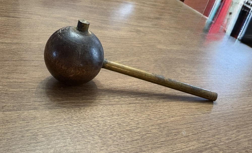 Muzzleloader Ball Starter Vintage Brass & Wood