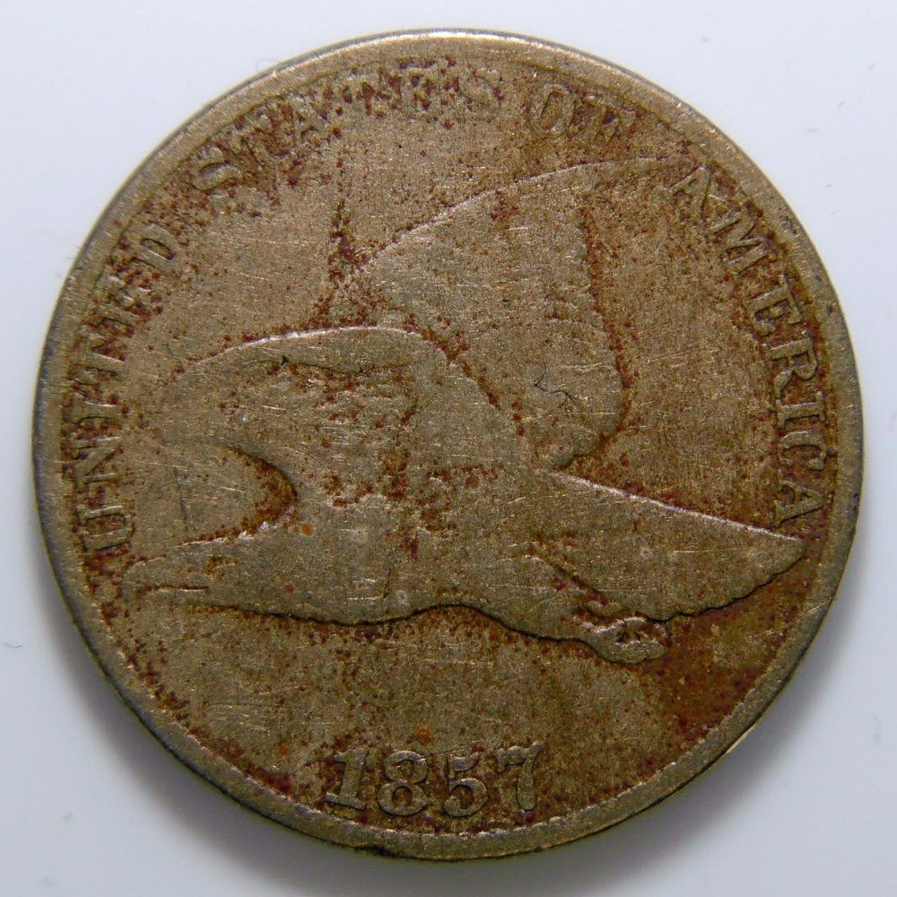 1857 Flying Eagle Cent G+ k488