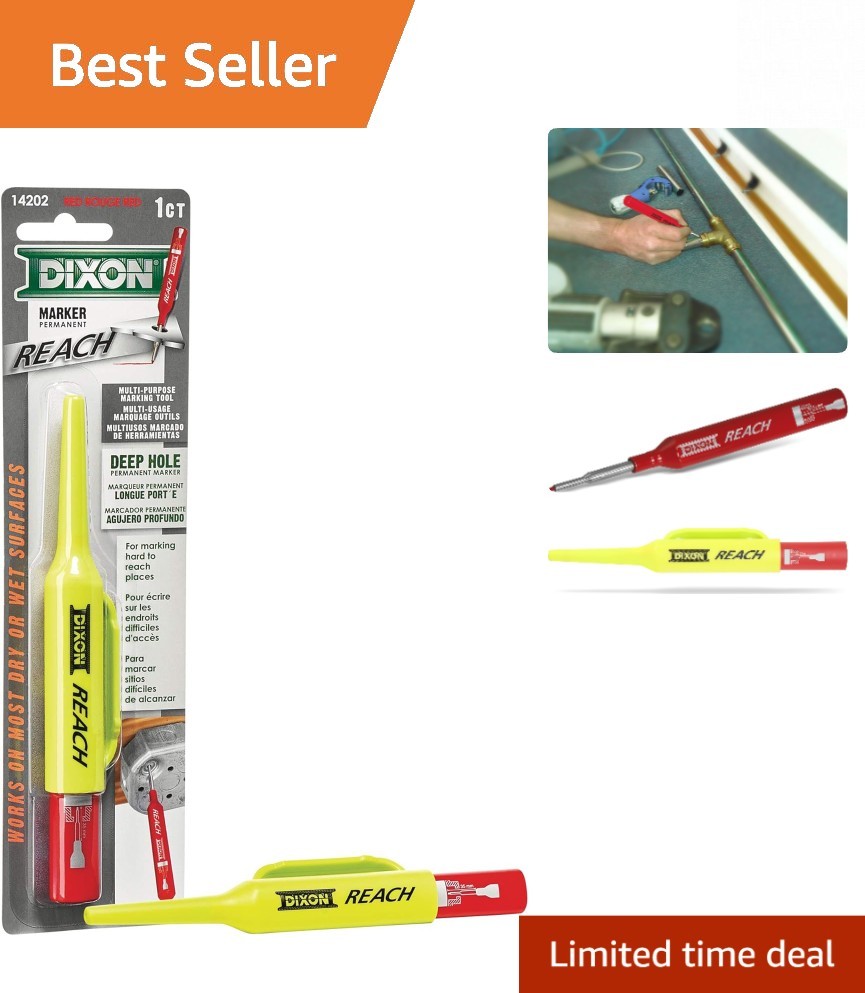 Multi-Surface Red Permanent Marker - Fine Point for Tight Corners, 1-Count