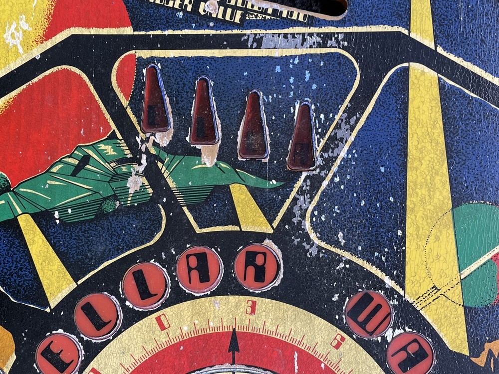Williams Stellar Wars Pinball Machine Game Playfield