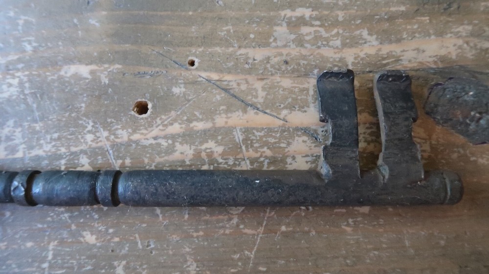 Antique Iron Skeleton Key 6 5/8"