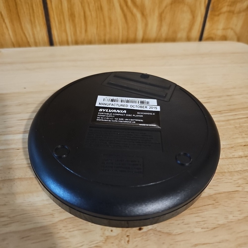 Sylvania SCD300DG-4 Personal CD Player AS IS