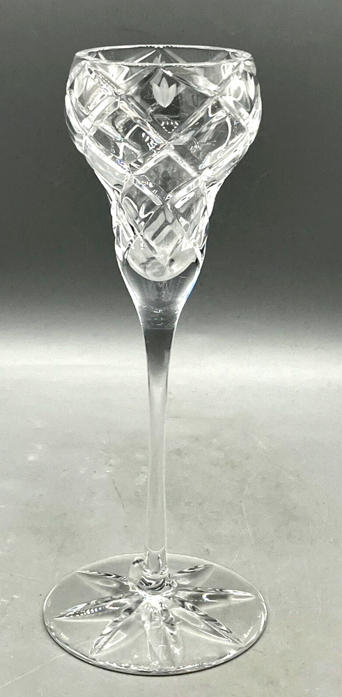 Vintage Lenox Crystal Savannah Pattern 8" Single Light Candlestick