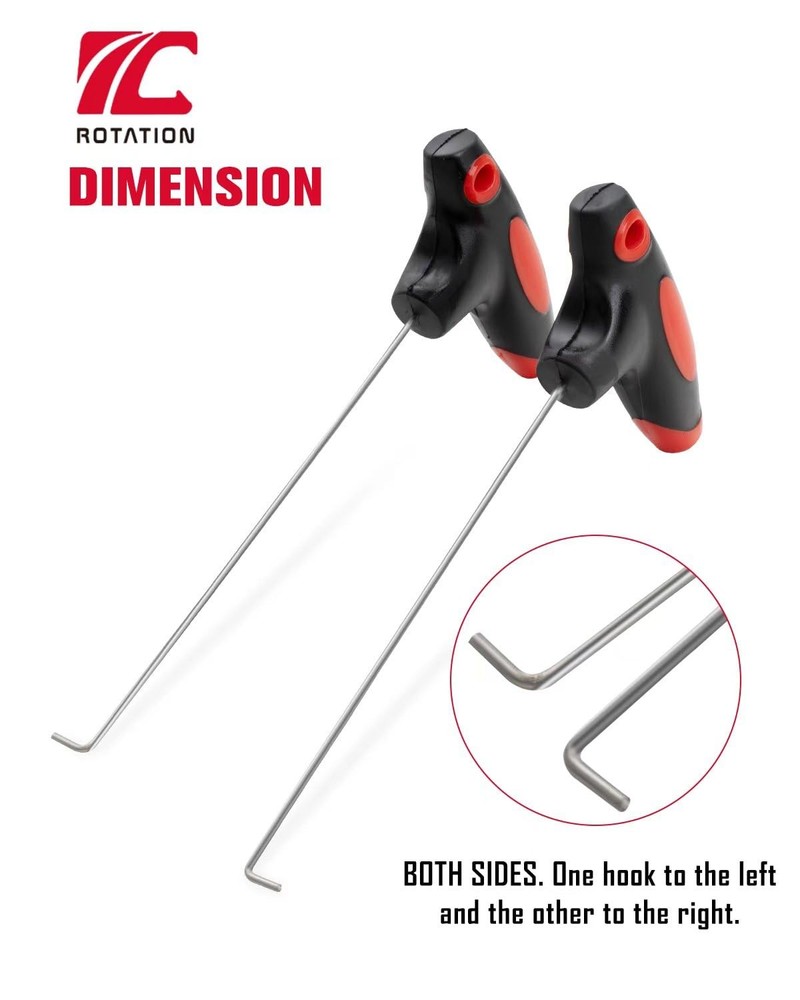 ROTATION 2-Piece Instrument Cluster Removal Tool – Dashboard Pulling Hooks...