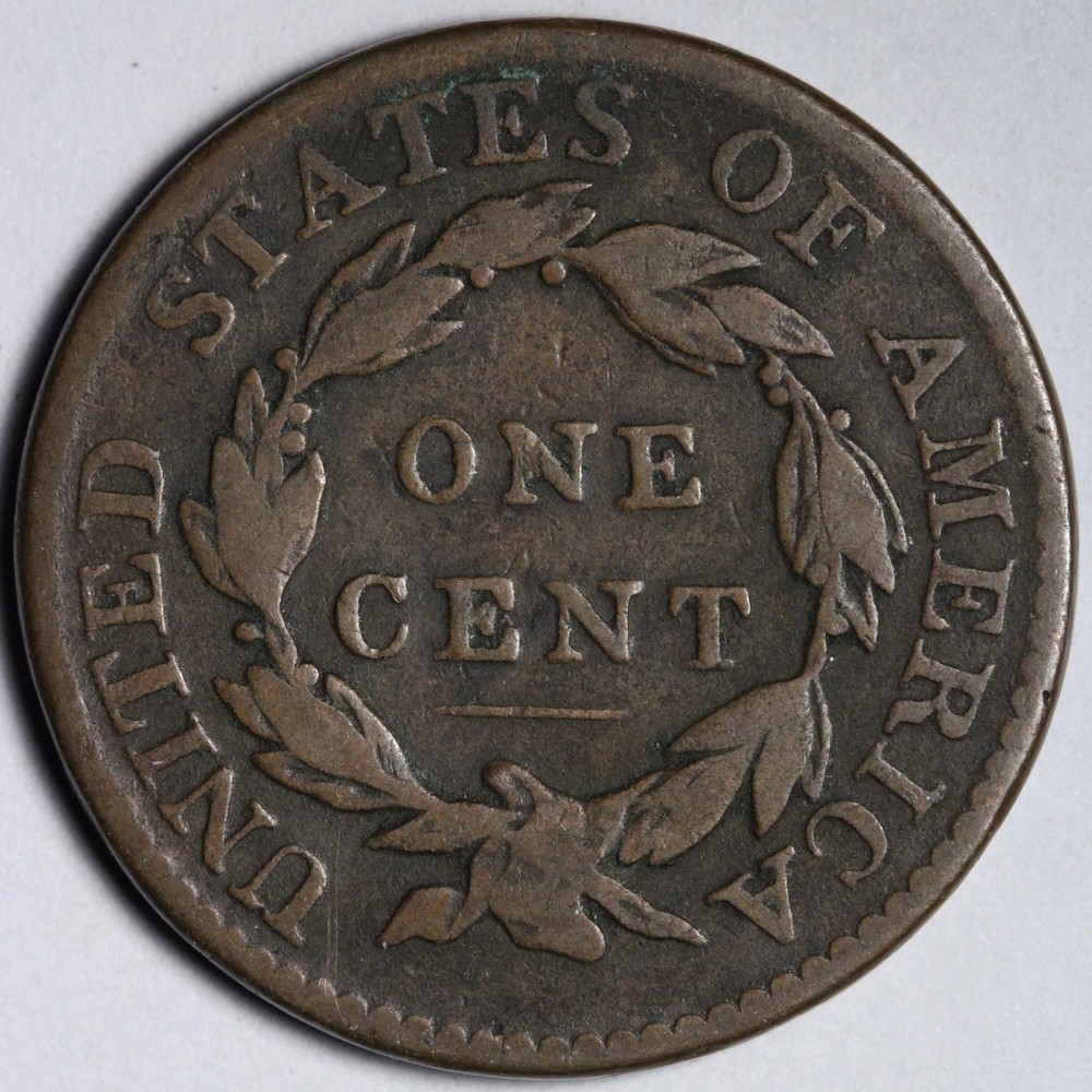 1819 Coronet Head Large Cent VF E101 QVRNM