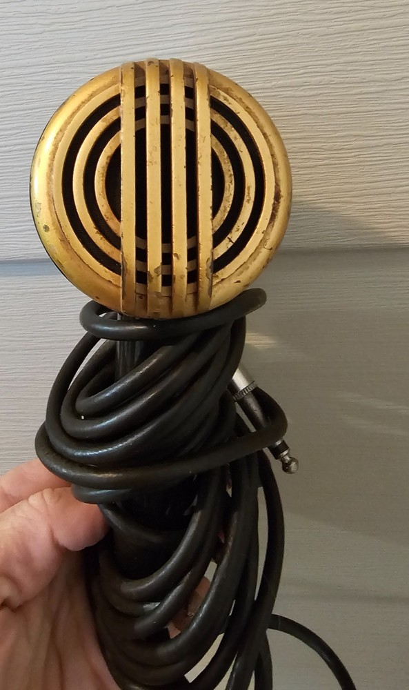 Vintage early 1900s Microphone used