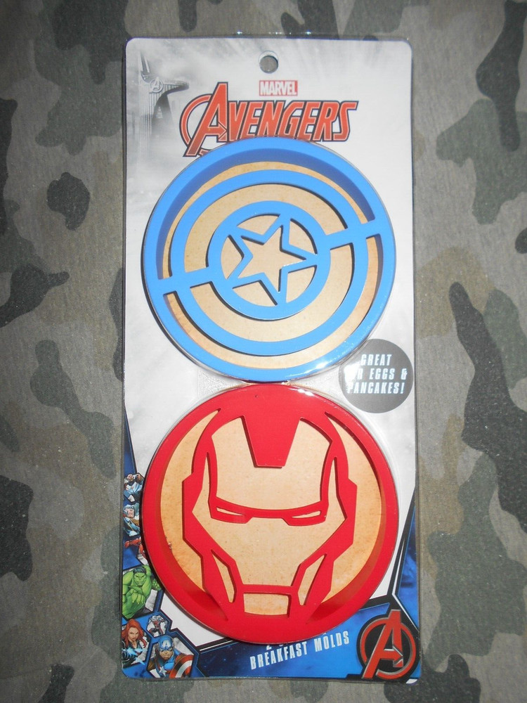 Marvel's Avengers 2 Silicone Egg & Pancake Breakfast Molds