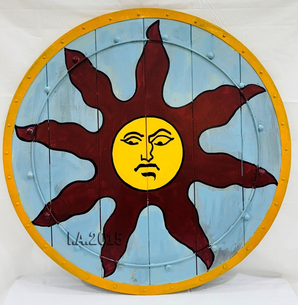 Medieval battle shield Viking Sunlight Battleworld Shield - Dark Souls Shield