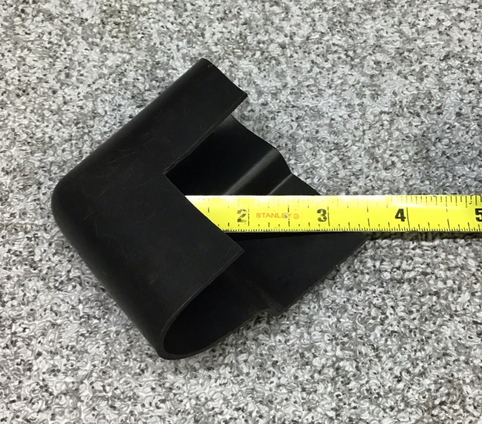 Black Plastic Boat Nose Cap 2-1/2”