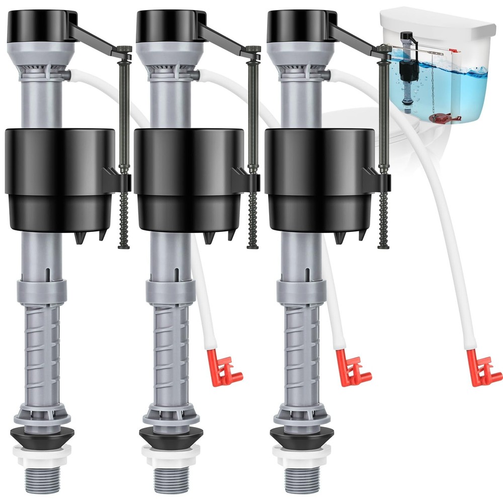 Universal Toilet Flusher Replacement Kit, Toilet Fill Valve Replacement Kit, ...