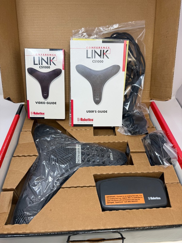 USRobotics Conference Link CS1000 Speakerphone – New in Open Box