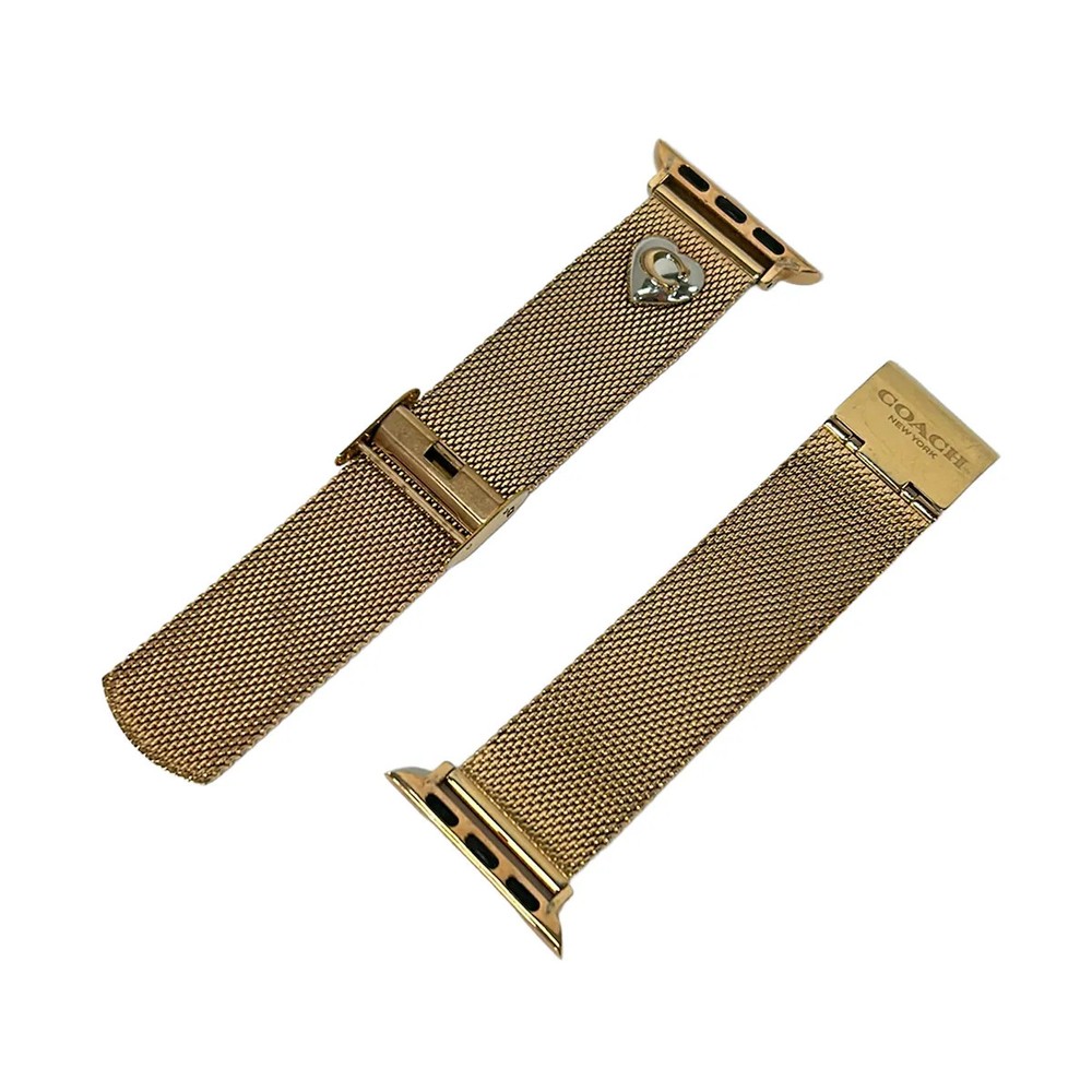 COACH Rose Gold Silver Stainless Steel Accessory