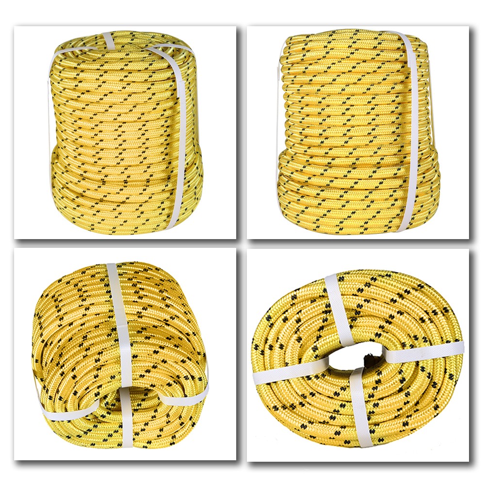 1/2"x200' Heavy Duty 5500Lbs Breaking Strength Braid Polyester Rope US