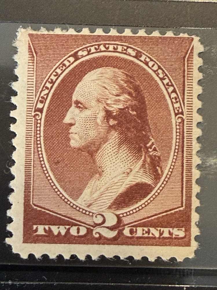 USA US - # 210 Washington 2c Mint Hinged - CV $45