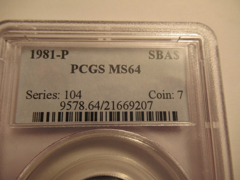 1981 P Susan B Anthony Dollar, PCGS MS64