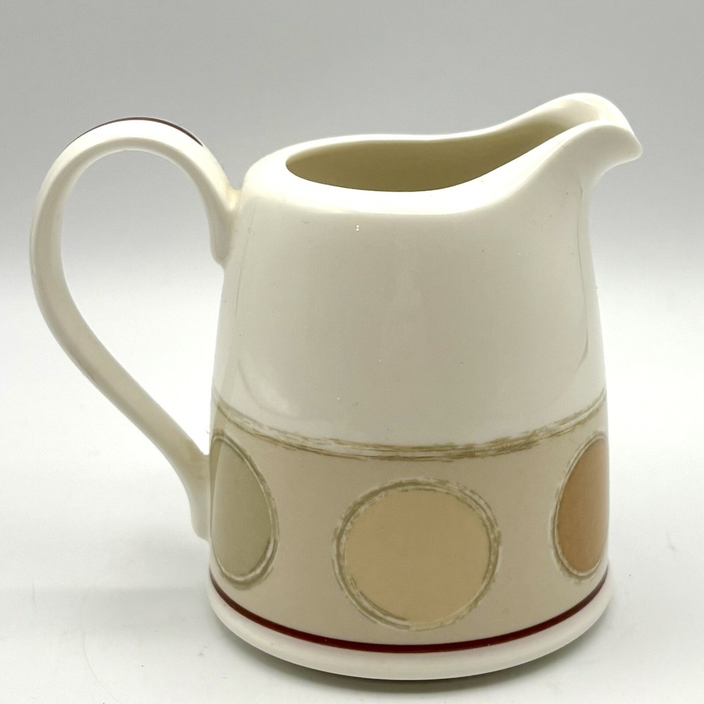 Mocha Java Cream Pitcher Noritake Ambience Pattern 7989