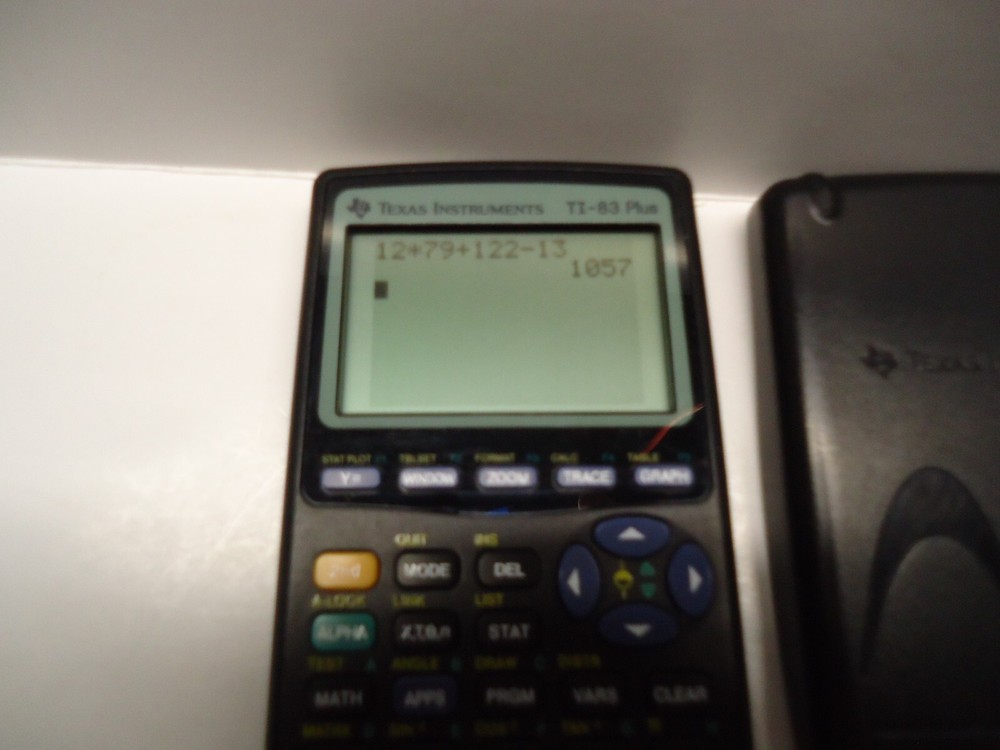 Texas Instruments TI-83 Plus graphing calculator, Pre owned