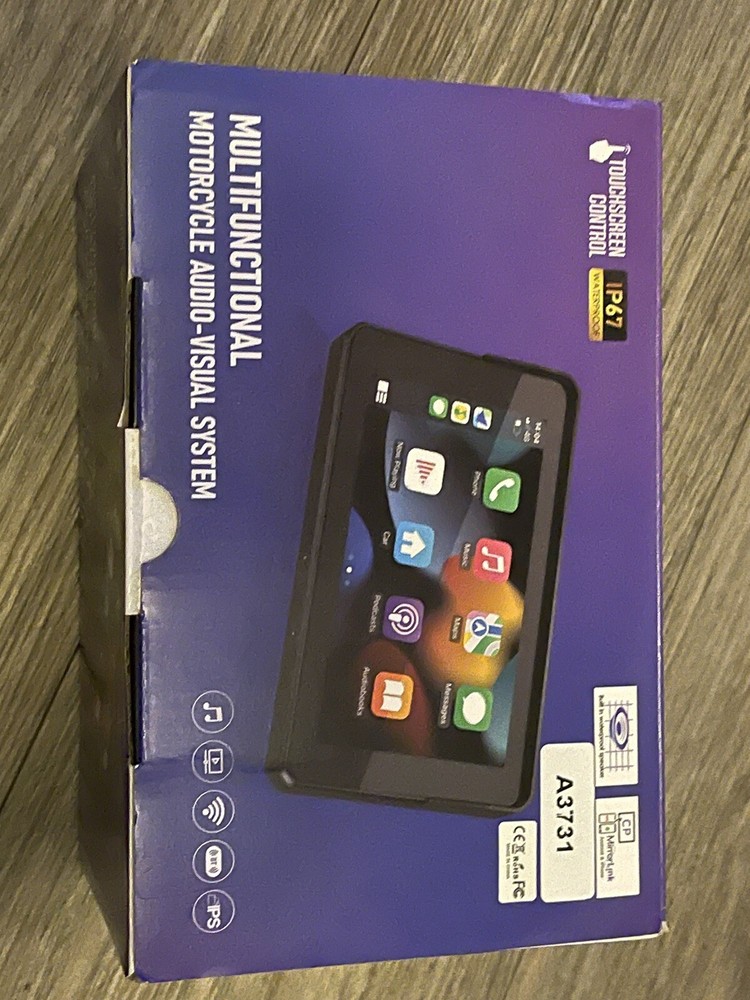 Motorcycle Audio Visual System IP67 Waterproof
