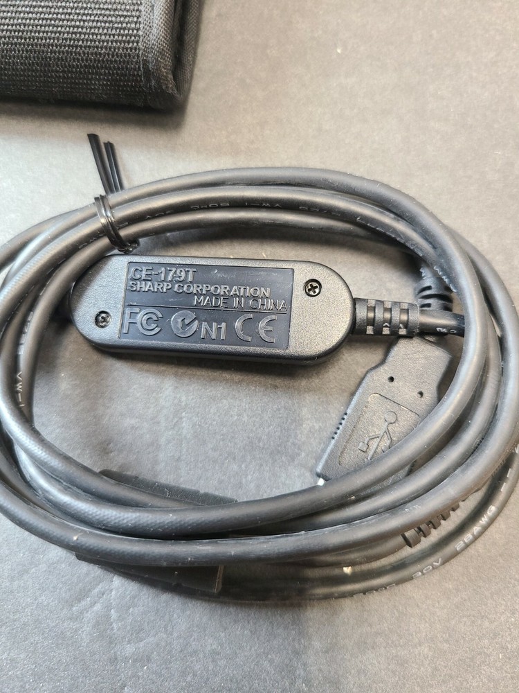 CE-179T Sharp USB Sync Cable With Clip Pouch