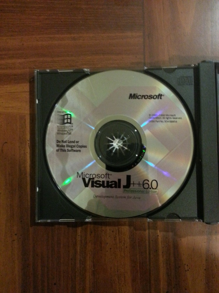 Microsoft Visual Studio 6.0 6 Professional 659-00390 RETAIL Box
