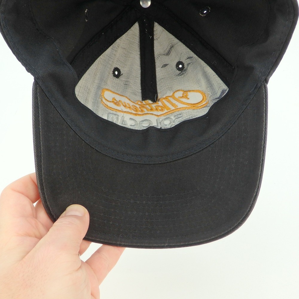 Mathews SOLOCAM Black Baseball Cap Embroidered Logo Snapback Adjustable